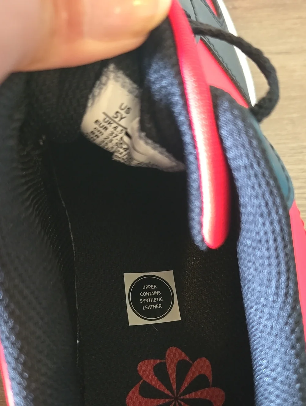 NWT Nike Borough Low-Top Sneakers in Red and Black